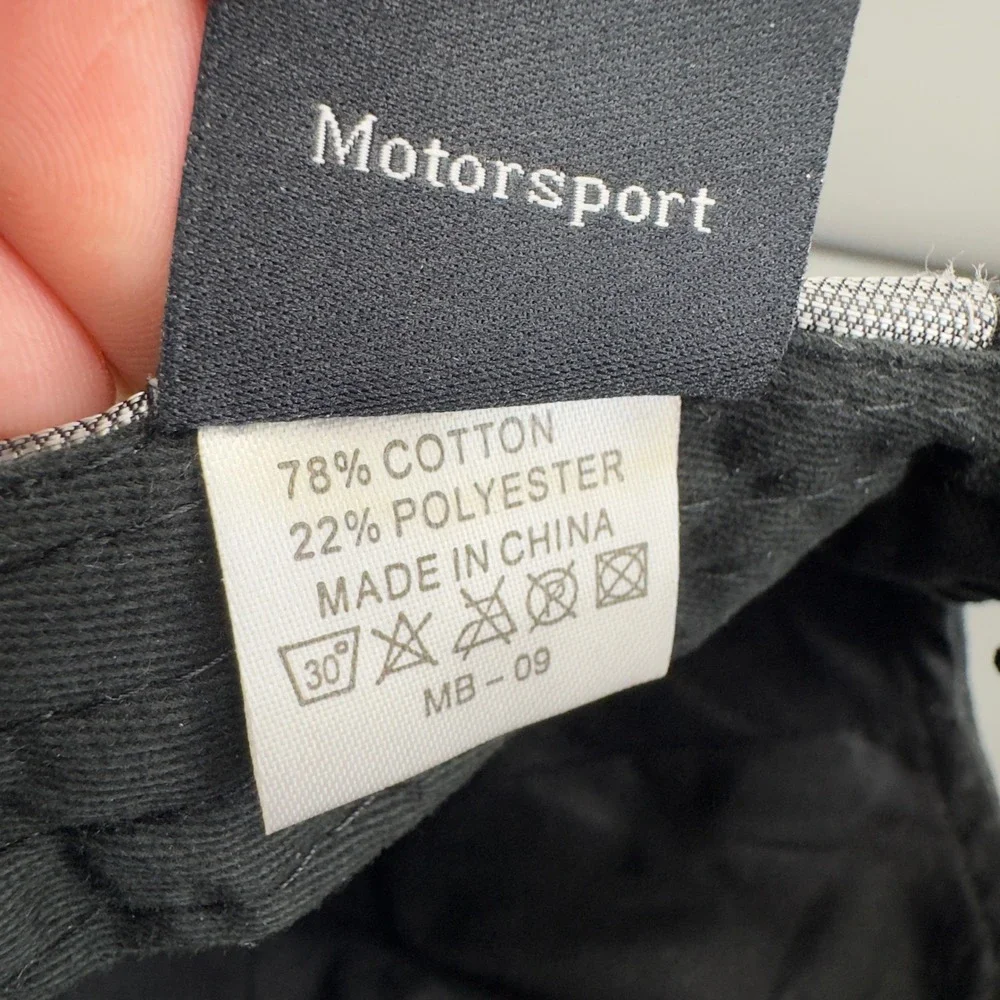 Mercedes-Benz Team McLaren F1 Juan Montoya Racing Hat‎ Black Silver Adjustable